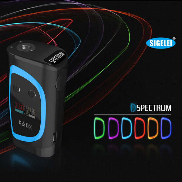 elf bar vape uk Sigelei KAOS Spectrum 230W TC Box Mod Review and Deals