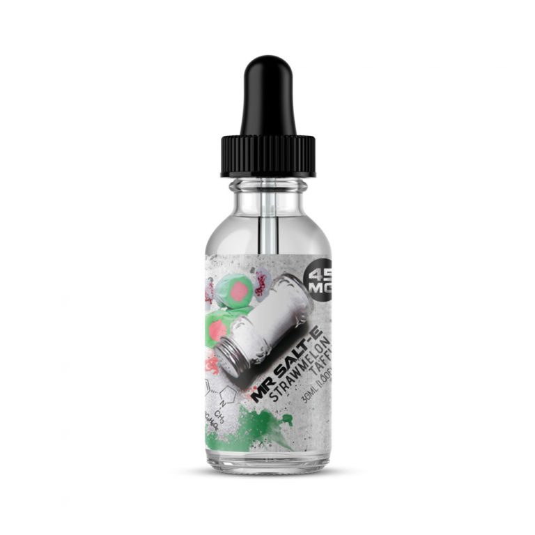 Strawmelon Taffy Nic Salt by Mr. SaltE ELiquid 25/45 The Best Vape