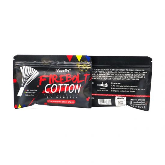 Mixed Edition Firebolt Cotton by Vapefly