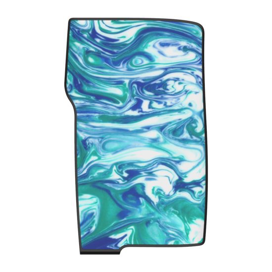 Wave Blue Resin Swell Panels