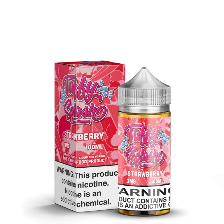 Strawberry by Taffy Splash eJuice 100mL ELiquid The Best Vape