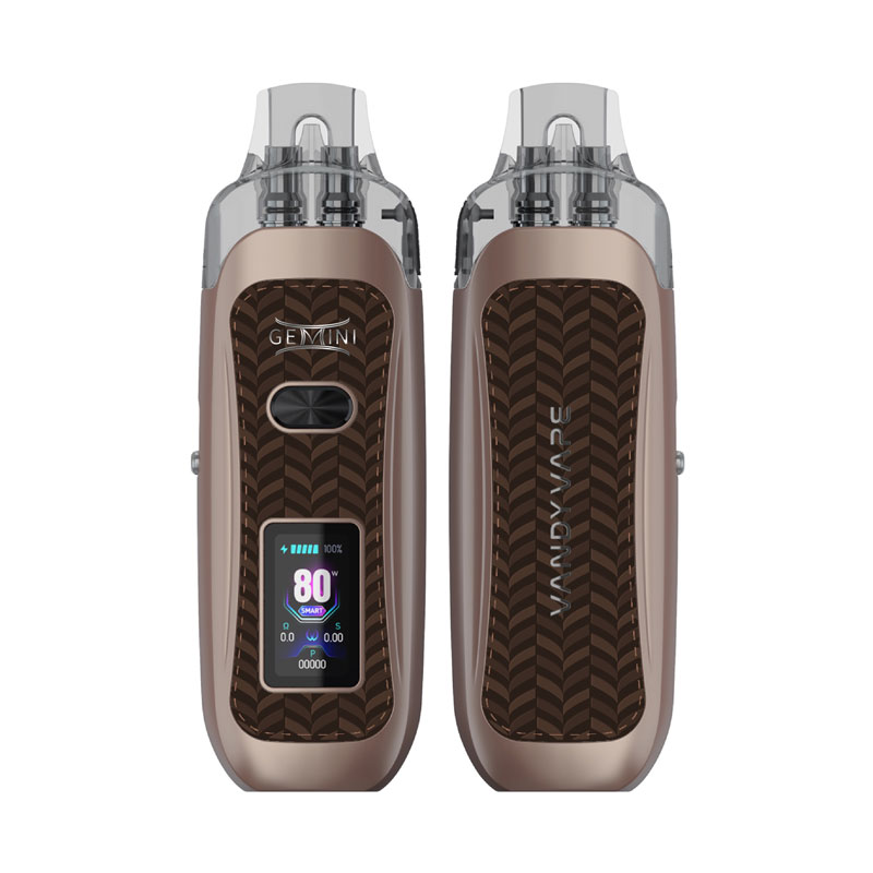 Cocoa Velvet Leather Vandy Vape Gemini Pod Kit